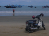 Da Nang plaža in najin motorcek