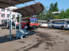 Moderna avtobusna postaja v Irkutsku.